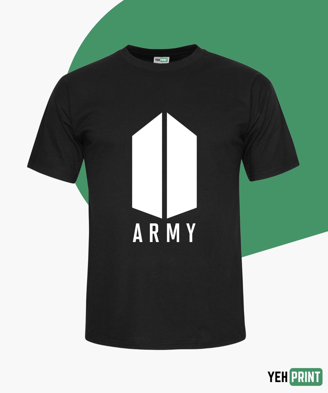 BTS Army Logo Printed Cotton T-Shirt | Summer Collection BTS shirts for Boys and Girls