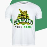 Personalized Multan Sultan T-Shirts for Kids - PSL 9 Inspired Tees with Custom Name Printing - Shop Online in Pakistan