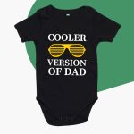 Cooler version of Dad Baby Romper in Pakistan. Personalised Newborn 100% cotton baby romper suit.