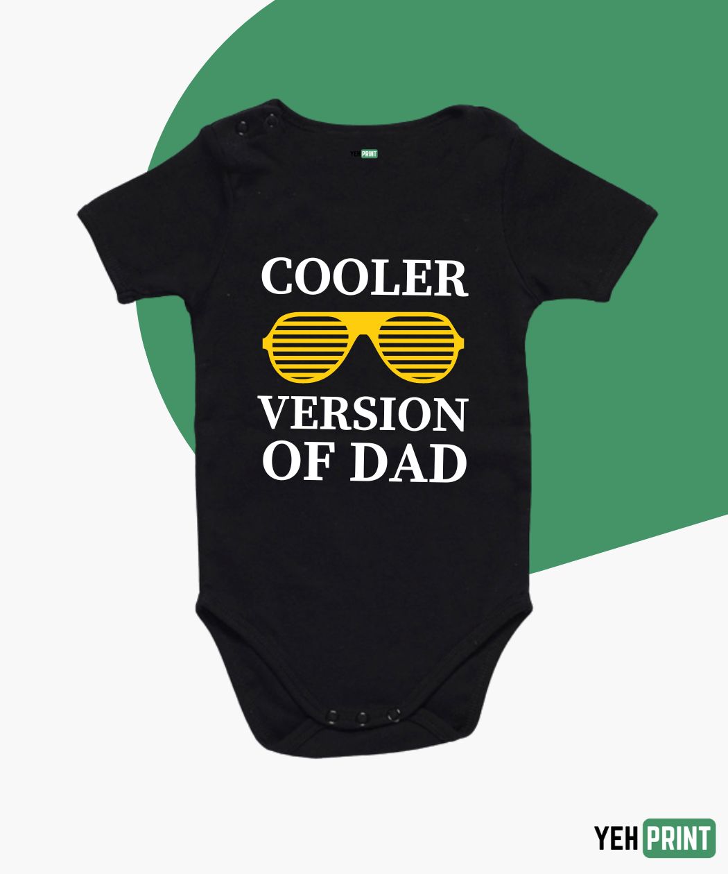 Cooler version of Dad Baby Romper in Pakistan. Personalised Newborn 100% cotton baby romper suit.